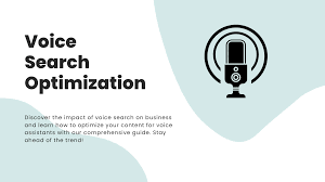voice search optimization