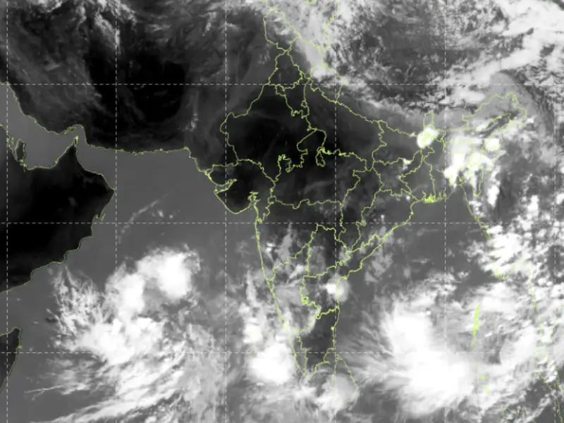 India Meteorological Department released this satellite image showing huge cloud surge over Arabian Sea and Bay of Bengal.