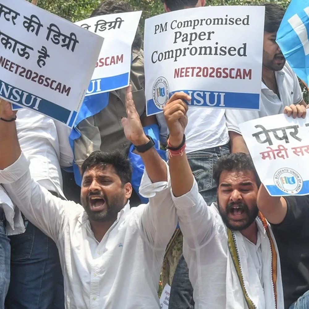 NEET re-exam admit card rollout hit by NTA website crash.