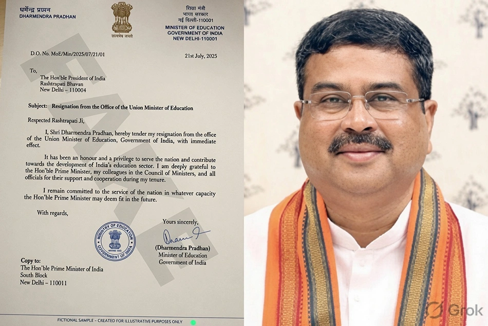 Pralhad Joshi named new education minister after Prez Murmu accepts resignation.