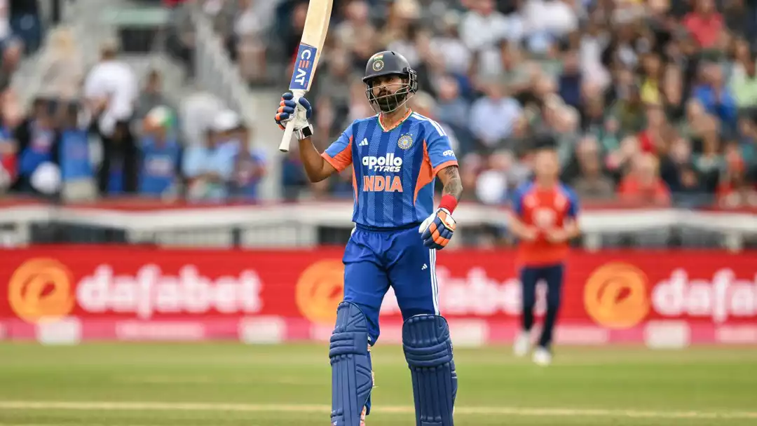 Shreyas Iyer got his first fifty as India's T20I skipper © AFP.